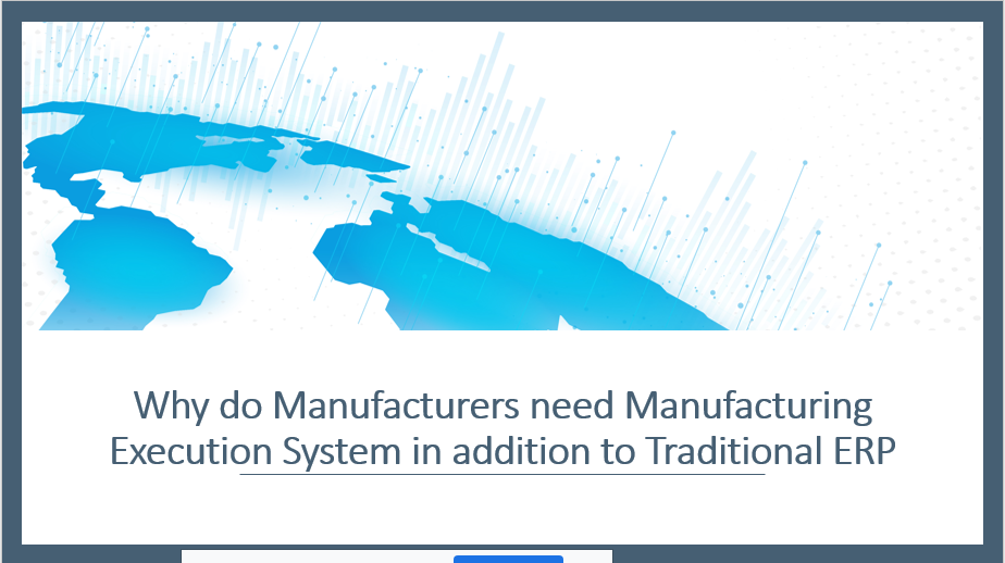 Manufacturing ERP, Manufacturing Execution System