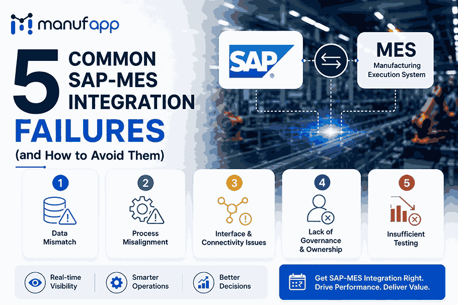 5 Common SAP-MES Integration Failures (and How to Avoid Them)