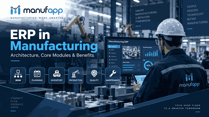 ERP Manufacturing Architecture, Modules & Benefits 2026