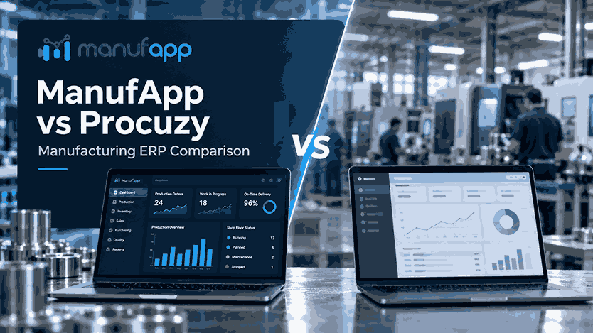 ManufApp vs Procuzy Manufacturing ERP Comparison